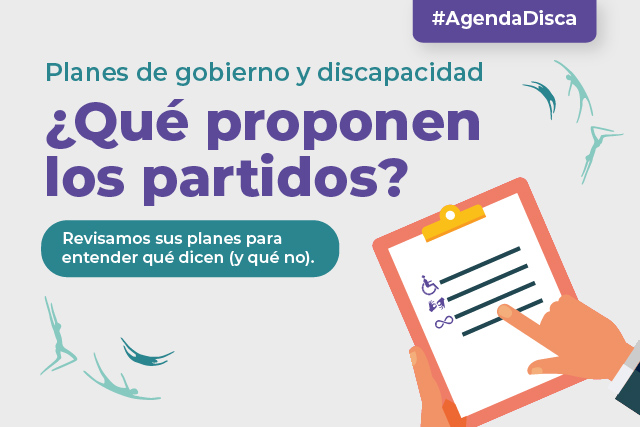 PORTADO GRÁFICA: "Qué proponen los partidos" Planes de gobierno y discapacidad